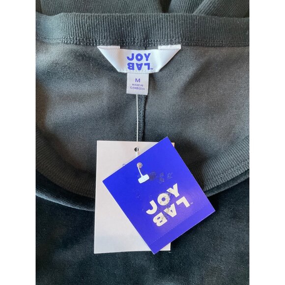 JoyLab Women's Black Off-Shoulder Sweatshirt Size M - Picture 3 of 4